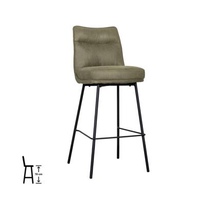 LABEL51 Eetkamerstoel Lennon - Moss - Micro Suede - Zithoogte 78 LABEL51 Eetkamerstoel Lennon - Moss - Micro Suede - Zithoogte 78