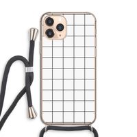 Rooster: iPhone 11 Pro Transparant Hoesje met koord