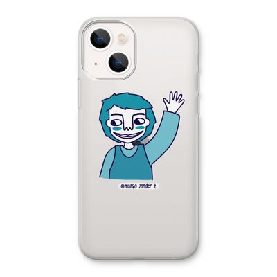 Zwaai: iPhone 13 Transparant Hoesje