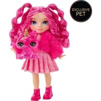 Rainbow High Littles - pop van 15 cm + huisdier - roze - vanaf 4 jaar