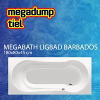 Ligbad Barbados 180X80X45 cm MegaBath