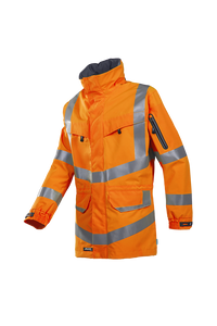 SALE! Sioen 703ZA2LH2 Mildura Signalisatie Regenparka - Fluo Oranje - Maat M