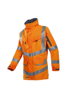 SALE! Sioen 703ZA2LH2 Mildura Signalisatie Regenparka - Fluo Oranje - Maat M