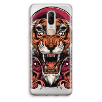 Tiger and Rattlesnakes: OnePlus 6 Transparant Hoesje