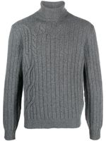 Corneliani pull en maille à col roulé - Gris - thumbnail