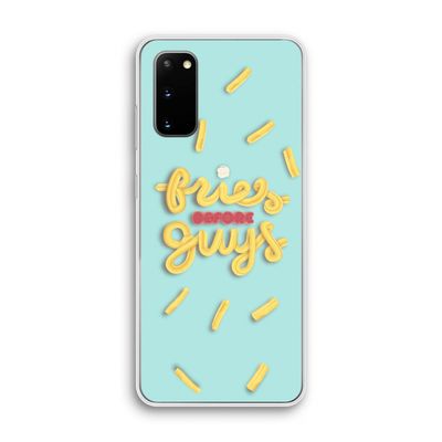 Always fries: Samsung Galaxy S20 Transparant Hoesje