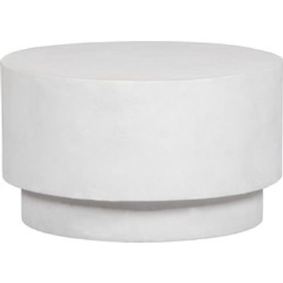 WOOOD Dean Salontafel Medium - Betonlook - Wit - 34x60x60