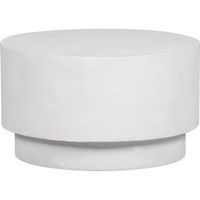 WOOOD Dean Salontafel Medium - Betonlook - Wit - 34x60x60 - thumbnail