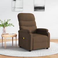 Massagestoel stof bruin