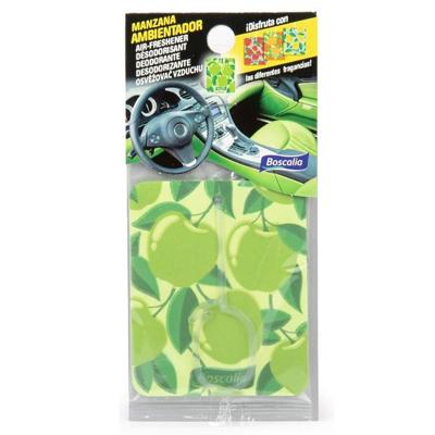 Auto parfum/luchtverfrisser - Appel geur - in handig zakje - 7 x 16