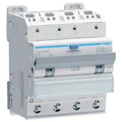 Hager ADM466QC Aardlekschakelaar/zekeringautomaat 230 V, 400 V