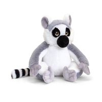 Pluche knuffel dier ringstaart maki aap 25 cm Pluche knuffel dier ringstaart maki aap 25 cm