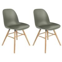 Zuiver Set 2 Stoelen Albert Kuip - Groen