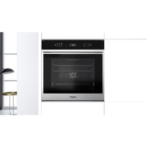 Whirlpool W7 OM4 4S1 P oven 73 l A+ Zwart, Roestvrijstaal