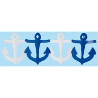 Feestslinger Maritiem thema - Ankers - slinger - papier - 300 cm - breedte 8 cm