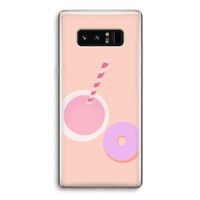 Donut: Samsung Galaxy Note 8 Transparant Hoesje