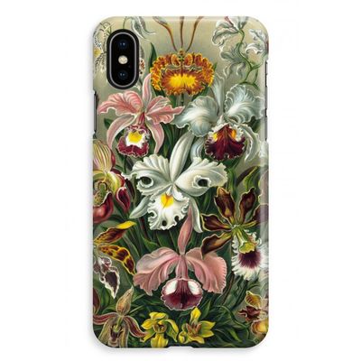 Haeckel Orchidae: iPhone XS Max Volledig Geprint Hoesje
