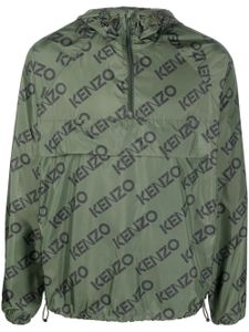 Kenzo veste à logo imprimé - Vert