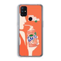 Peach please!: OnePlus Nord N10 5G Transparant Hoesje