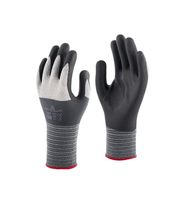 Showa 381 Nitrile Foam Werkhandschoenen - Grijs/Zwart