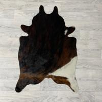 Kleine koeienhuid bruin wit zwart (Normandiër) 90x60cm