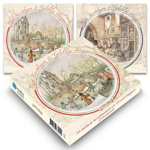 Anton Pieck Kerstkaarten Schaatsen