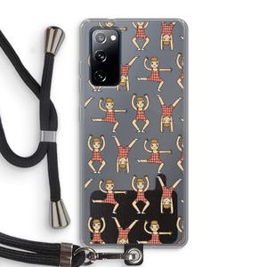 Gymboys: Samsung Galaxy S20 FE / S20 FE 5G Transparant Hoesje met koord