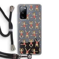 Gymboys: Samsung Galaxy S20 FE / S20 FE 5G Transparant Hoesje met koord
