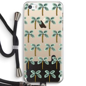 Paradise: iPhone 5 / 5S / SE Transparant Hoesje met koord