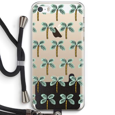 Paradise: iPhone 5 / 5S / SE Transparant Hoesje met koord