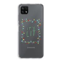 It's Lit: Samsung Galaxy A22 5G Transparant Hoesje