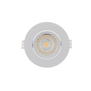 Inbouw LED-spot 5 Stuks Sanimex Njoy IP44 Dimbaar 6W 430 Lumen Mat Wit Sanimex