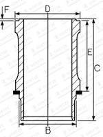 Goetze Engine Cilinderbus/voering O-ring 14-112800-00 - thumbnail