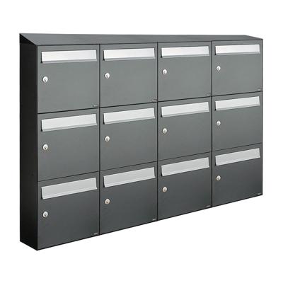 Allux Flow Set 4-Breed, 3-Hoog Met Dak Antraciet - 40040065_4x3d