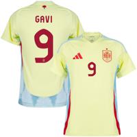 Spanje Shirt Uit 2024-2025 + Gavi 9 - thumbnail