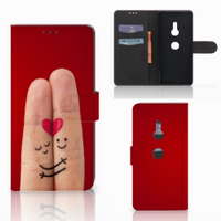 Sony Xperia XZ3 Wallet Case met Pasjes Liefde - Origineel Romantisch Cadeau - thumbnail