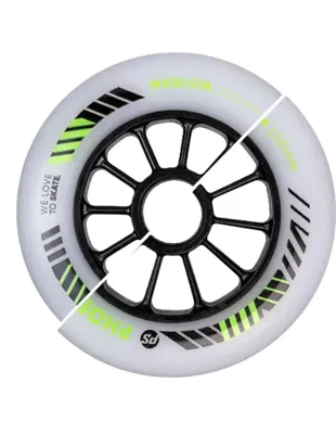 Powerslide Wielen Phoenix Hi-lo 110/100 Dd Medium (8 Stuks) 84a 110mm / 100m