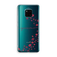 Kusjes: Huawei Mate 20 Pro Transparant Hoesje