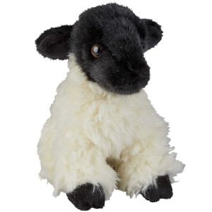 Pluche knuffel dieren Lammetje/schaap van 18 cm