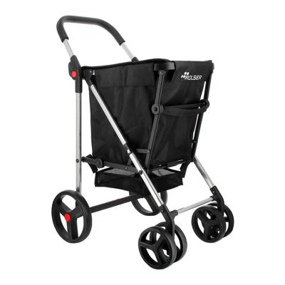 Winkelwagen Rolser basket mf 4b Zwart 50 L