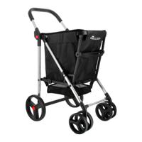 Winkelwagen Rolser basket mf 4b Zwart 50 L