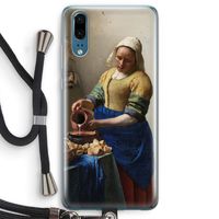 The Milkmaid: Huawei P20 Transparant Hoesje met koord