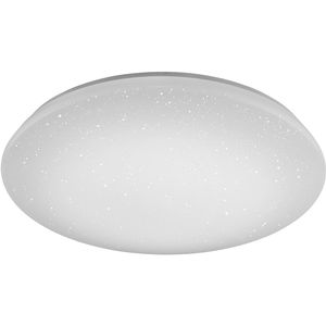 LED Plafondlamp WiZ - Smart LED - Trion Chirlo - 27W - Aanpasbare Kleur - Dimbaar - Afstandsbediening - Sterlicht - Rond - Mat Wit - Kunststof