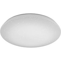 LED Plafondlamp WiZ - Smart LED - Trion Chirlo - 27W - Aanpasbare Kleur - Dimbaar - Afstandsbediening - Sterlicht - Rond - Mat Wit - Kunststof