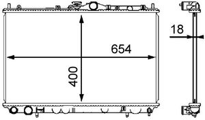 Radiateur CR549000S