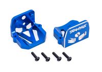 Traxxas - Motor mounts, 6061-T6 aluminum (blue-anodized) (front & rear) (TRX-7760-BLUE)