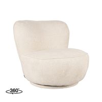 LABEL51 Fauteuil Bunny - Beige - Boucle