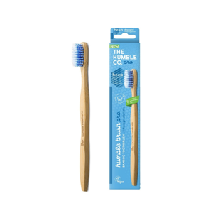 Humble Brush PRO Bamboe Tandenborstel Hexagonaal Blauw