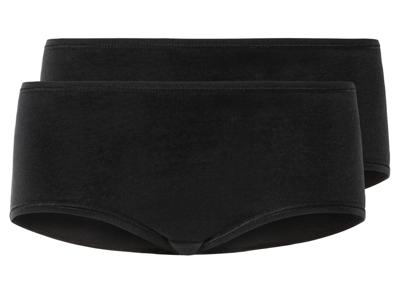 esmara 2 dames hipsters (Zwart, L (44/46))