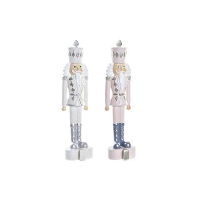 Kerstversiering DKD Home Decor Hars Notenkraker (4,5 x 4 x 17 cm) (2 Stuks)